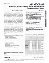 DataSheet MAX5291A pdf